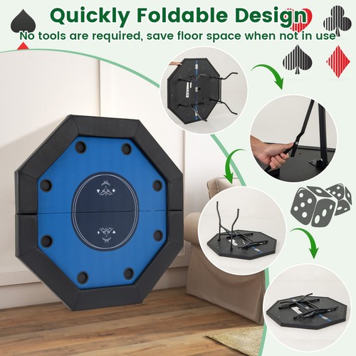 Foldable poker table - foldable,
