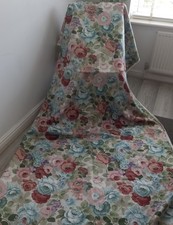 Vintage Sanderson "Albury" Fabric Remnant Large W49" by L110" (2.79 metres)