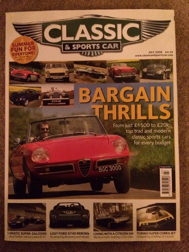 Classic sports car july - classic,