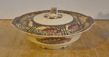Myott Staffordshire Vegetable Bowl England's Countryside Round Lidded