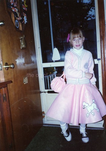 Poodle skirt girl vintage - girl,