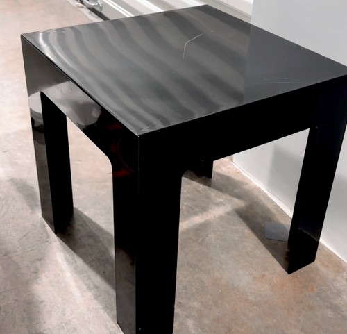 Vtg black modern lucite - vtg,