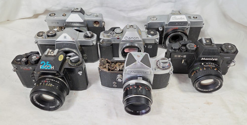 Lot 35mm cameras - -,