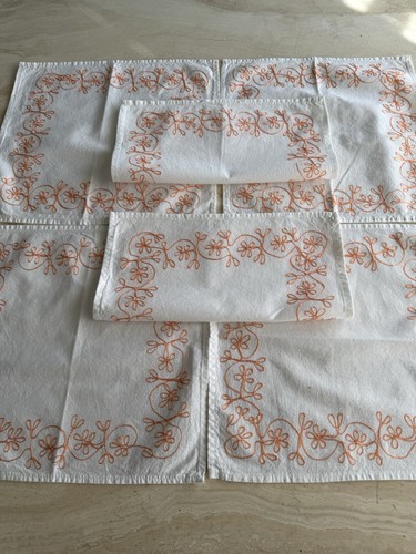 Vintage white cotton - cotton, napkins