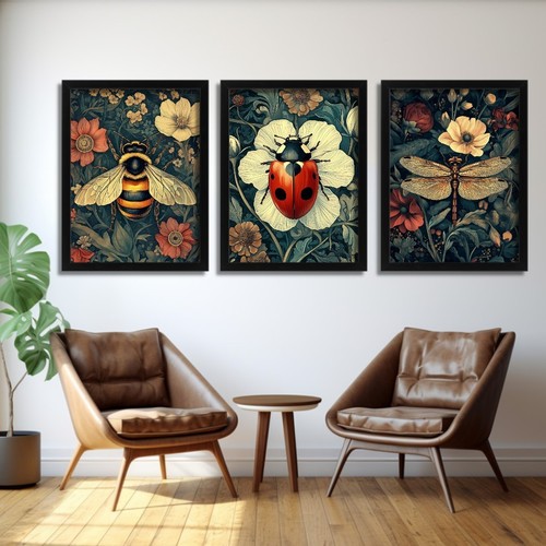 Vintage insect wall art - insect,