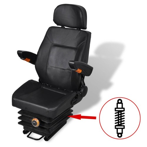 Open design tractor seat - open,