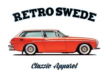 VOLVO P1800 ES t-shirt. RETRO