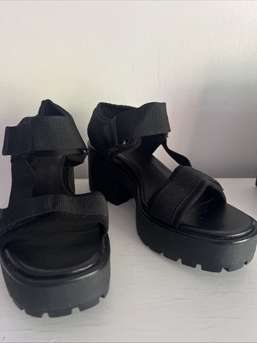 New black size sandals - black, by