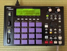 AKAI professional MPC1000 Black with Fat Pad and JJOS3 Tested Working