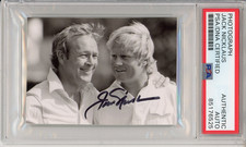 JACK NICKLAUS SIGNED GOLF AUTO AUTOGRAPH PSA DNA COA PICTURE w/ ARNOLD PALMER