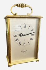 Mid Century Quality IMHOF Swiss 8 DAY Mechanical Carriage Clock