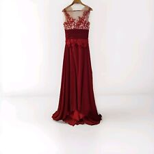 Red Burgundy Ball Gown