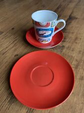 Cath Kidston Retro Clocks Breakfast Cup And Saucer Mug And Saucer Unused