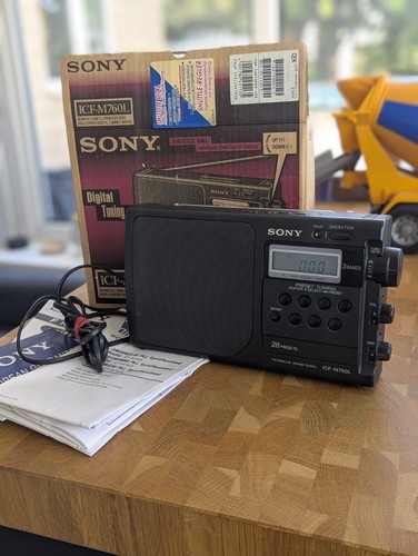 Sony icf m760l - 3, radio