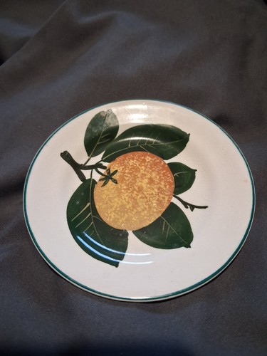 Wemyss ware plate saucer - wemyss,