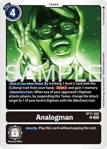 Analogman bt11 062 - bt11-062, nm