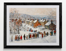 L S lowry Style Landscape