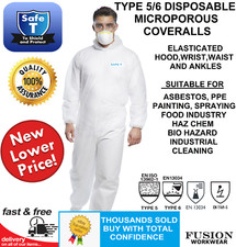 PAINTING BODYSHOP COVERALLS (TYPE 6 & 5 SAME AS TYVEK) DISPOSABLE.OVERALL.SPRAY