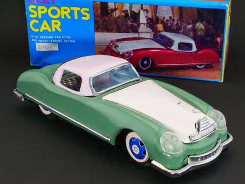 753 lucky sports car tin - sports,