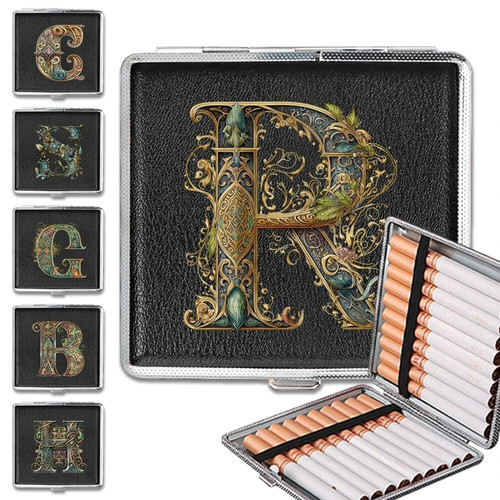 Initials cigarette case - cigarette,