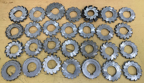 Used job lot gear cutters - of,