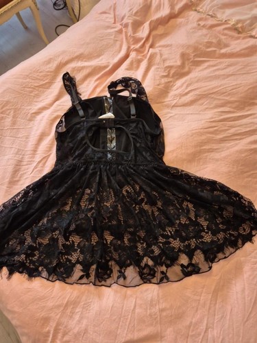 Black lace and pvc - uk,