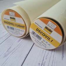 Decovil 1 and Decovil light: Fusible Interfacing/Interlining heavy Vilene x 1/4m