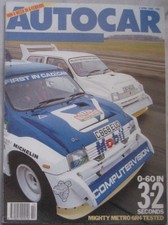 Autocar magazine 2 April 1986