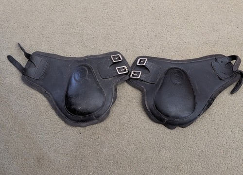 Gfs black fetlock boots - black,