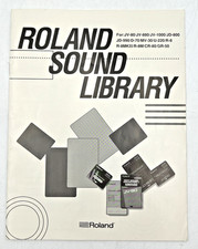 ROLAND SOUND LIBRARY CARD