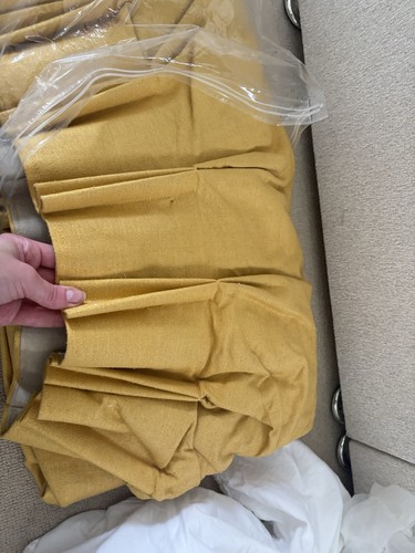 Raw silk single curtain - single, in