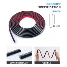 4X 3m Plastic Edging Trim Self