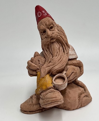 Boss viking gnome handmade - gnome, red