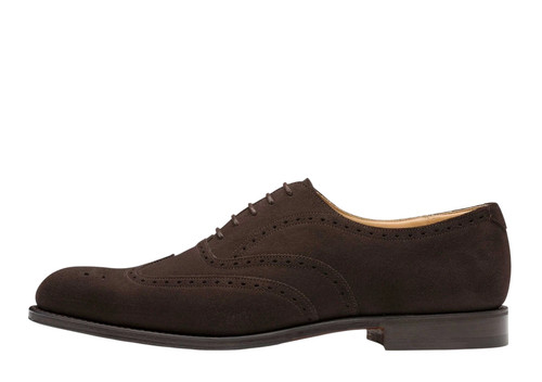 Handmade brown wingtip suede - handmade,