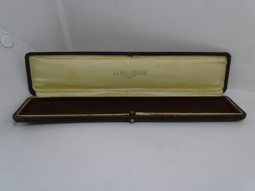 Longines watch box leather - watch,