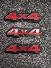 3x  4X4 badges  genuine Vauxhall item Calibra, Cavalier GSI Turbo etc