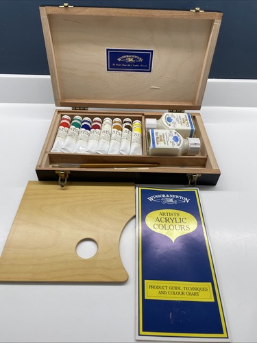 Winsor and newton acrylic - and,