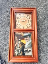 Bradford Exchange Stained Glass Wall Clock Collection Timeless Hero The Duke