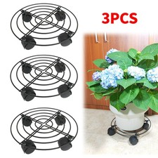 3 Pcs Round Wheels Mover Plant