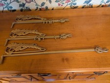 3-VIntage Floral Metal Gold