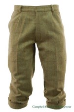 New Mens Derby Tweed Plus Four Trousers Green 30 32 34 36 38 40 42 44