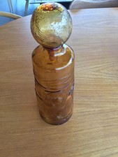 Italian Empoli Amber Glass