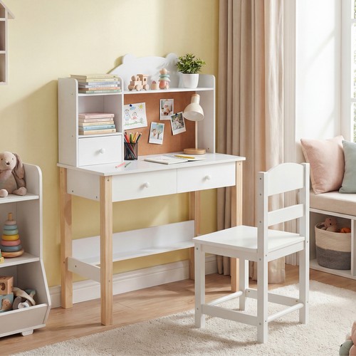Study desk set wooden - set,
