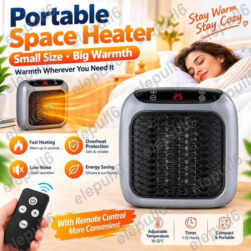 Mini heater fan - plug, in