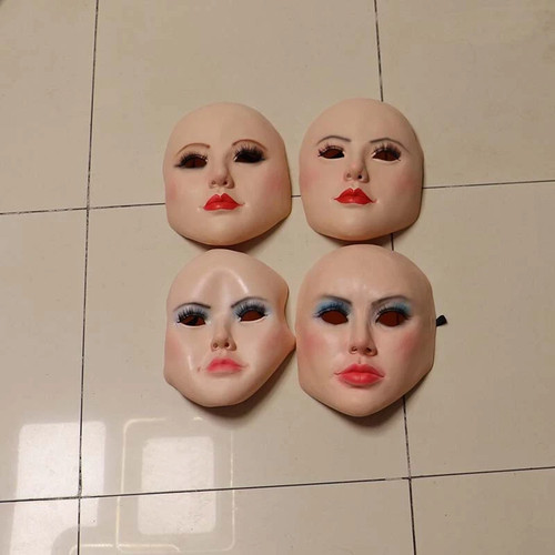 Beauty mask latex female - mask,