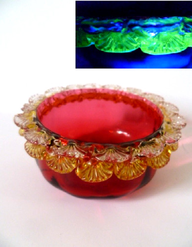 Antique victorian cranberry - cranberry, &
