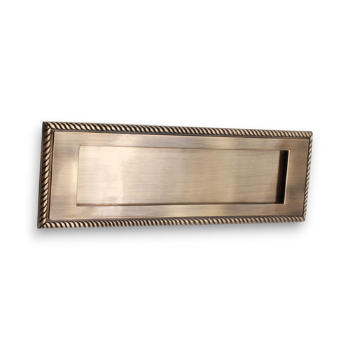 Letter plate solid brass - plate,