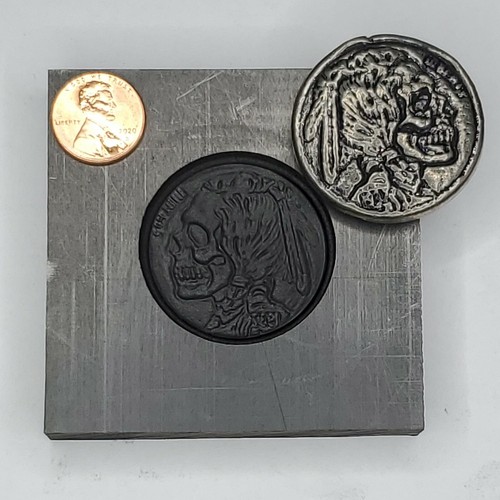 Coin graphite ingot mold - 3d,