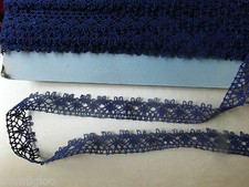 navy lace haberdashery 1mx2cm #lace 