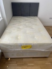 RRP £488 - Small Double Divan Bed with Mattress Set - Emperor Ortho